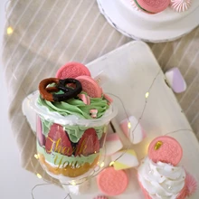 Ins Simulatie Bobo Cup Cake Dessert Cup Aritificial Ijs Model Selfie Hal Fotografie Props U-Vormige Wedding Party decor