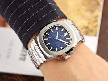 

aaaWatch men's fashion well-known brand rectangular stainless steel strap reinforced glass. Fully automatic mechanical men's wat