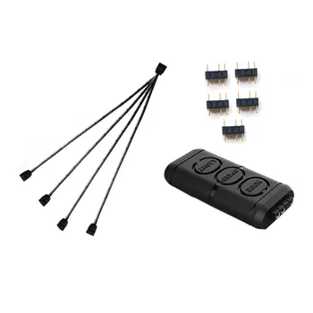 

FRGB / ARGB controller fans Chassis fan RGB discoloration Equipped with multi-point extension cables