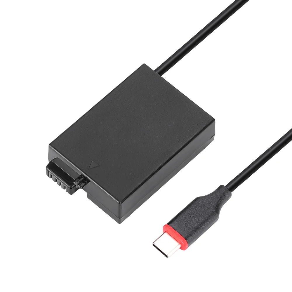 FOTON POWER PD USB Type-C Cable To DR-E8 Dummy Battery DC Coupler LP-E8 Replacement For EOS T5i