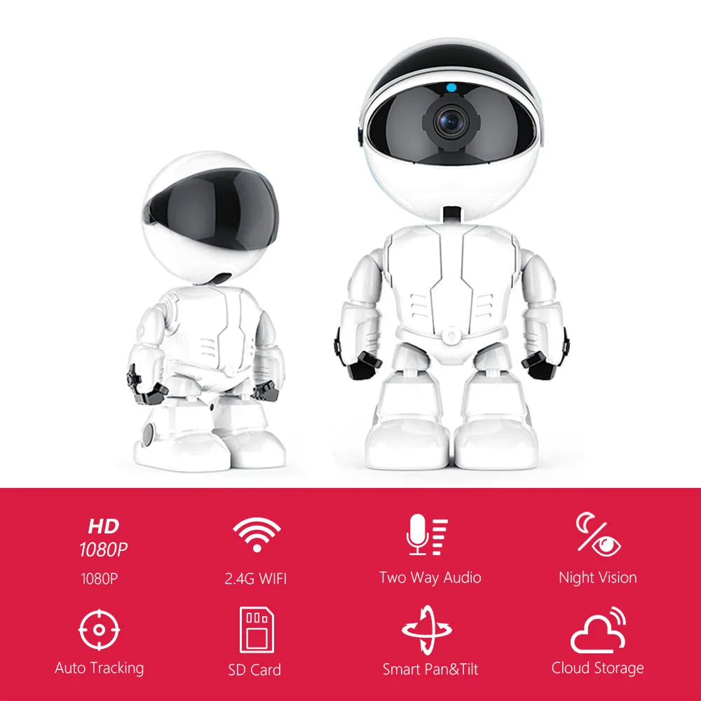 Беспроводная камера безопасности 1080p WiFi ip-камера для домашней камеры