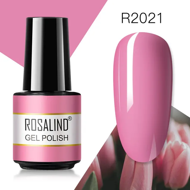 ROSALIND Gel Nail Polish 7ML Matte Base Top Coat For Soak Off Gel Polish UV LED Gel Semi Permanent Varnishes Design Nail Art RAR2021