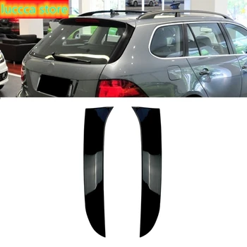 

Glossy black rear roof spoiler, Golf 6 MK6 Variant Wagon sticker trim cover