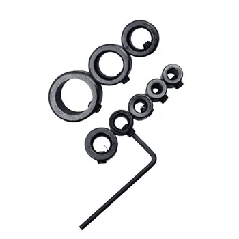 

8pcs/set 3-16mm Drill Bit Tools Depth Stop Collar Ring Positioner Spacing Ring Locator Woodworking Tools with Hex Wrench