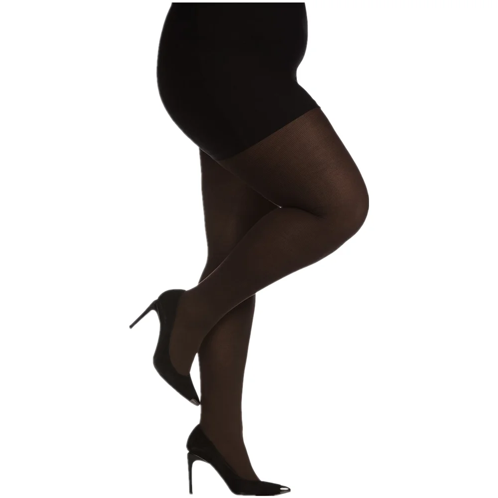 Collant Noir Brillant Femme Collants Brillants Fohevers Femme - 8 Denier, Taille Haute, Transparents - Contrôle Ventre Collants Sexy Transparents