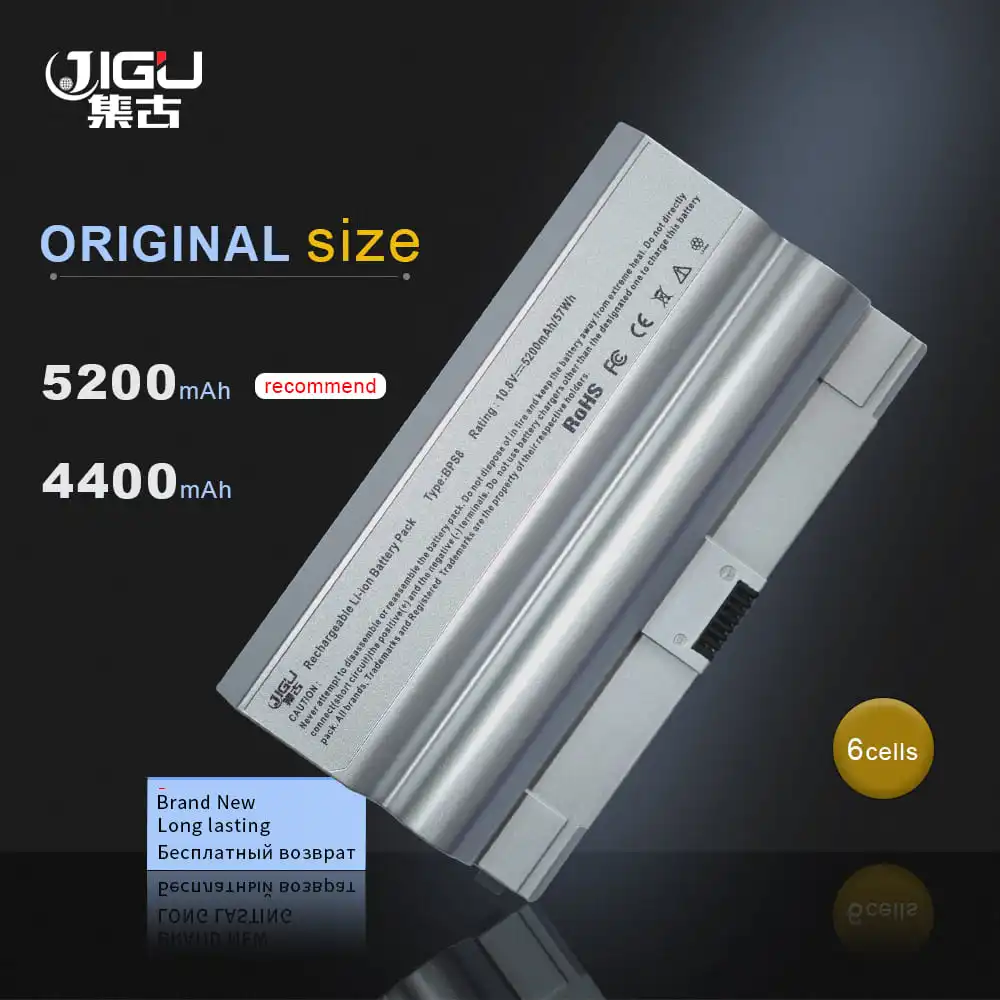 JIGU Аккумулятор для ноутбука OEM Sony AVIO VGN FZ11L FZ11M FZ11S FZ11Z FZ15T FZ18M FZ190N2|laptop battery for sony|laptop