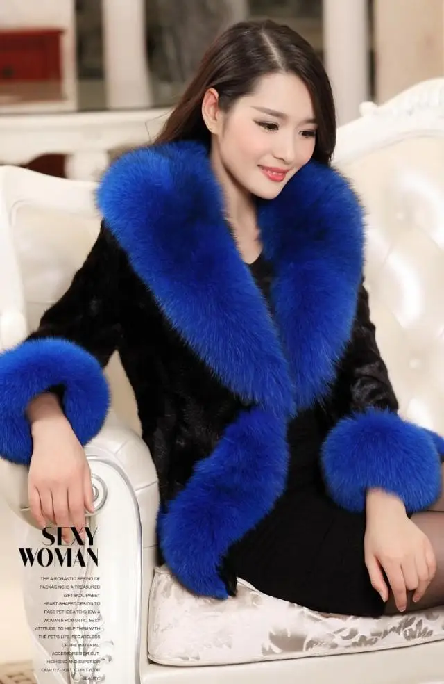 Vetement Winter Women's Faux Fur Coat Artificial Fur Overcoat Fluffy Jacket Femme Plus Size Fluffy Fake Fur Outwear Z204