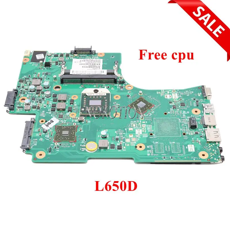NOKOTION V000218060 1310A2333209 материнская плата для ноутбука Toshiba Satellite L650D HD4200 DDR3 основная