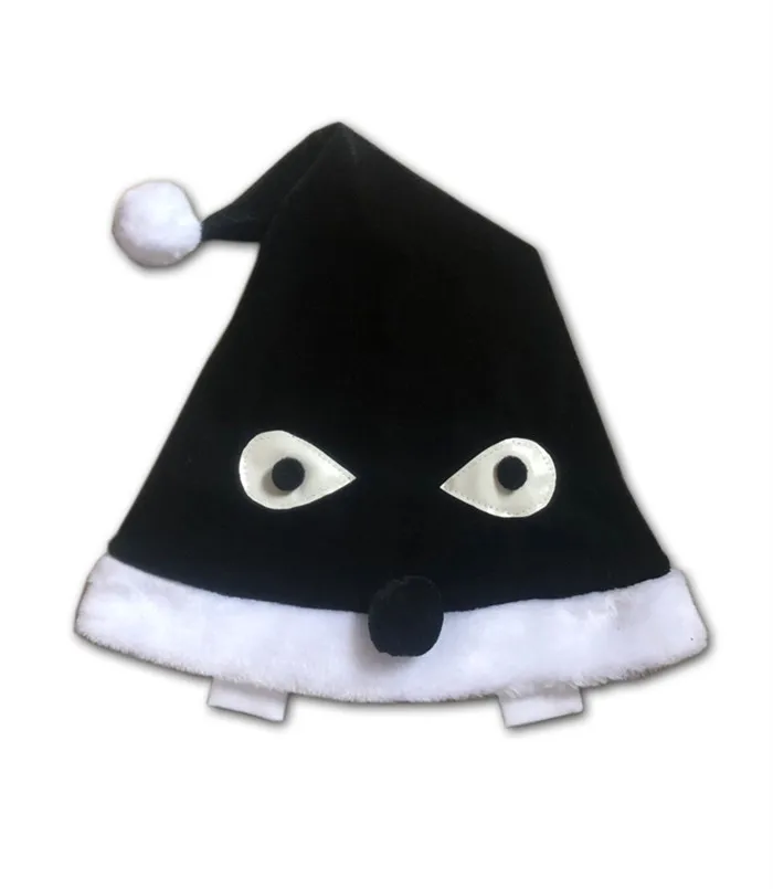 Uzumaki Na ruto Anime Cosplay Cap Black Fleece Sleeping Hat cosplay hat cosplay prop accessories