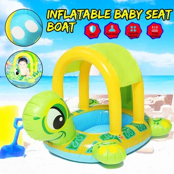 

Summer Kids Baby Swimming Ring Swimming Pool Accessories Inflatable Swim Float Water Fun Pool Toys Swim Ring Boat Water Sports