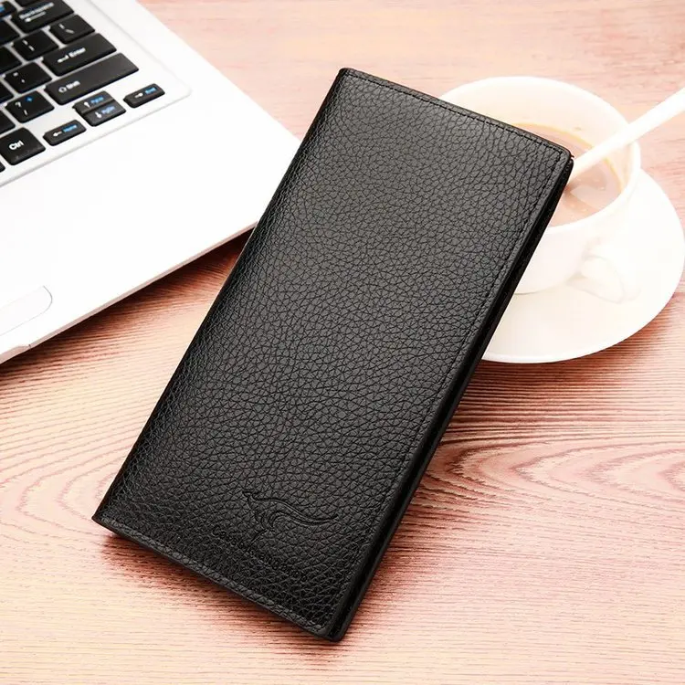 

Hot Selling MEN'S Wallet Men's Long Wallet Korean-style Business Youth Leather Wallet Ultra-Thin Handbag Fashion