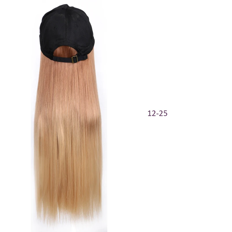 de cabelo sintético com chapéu estilo quente