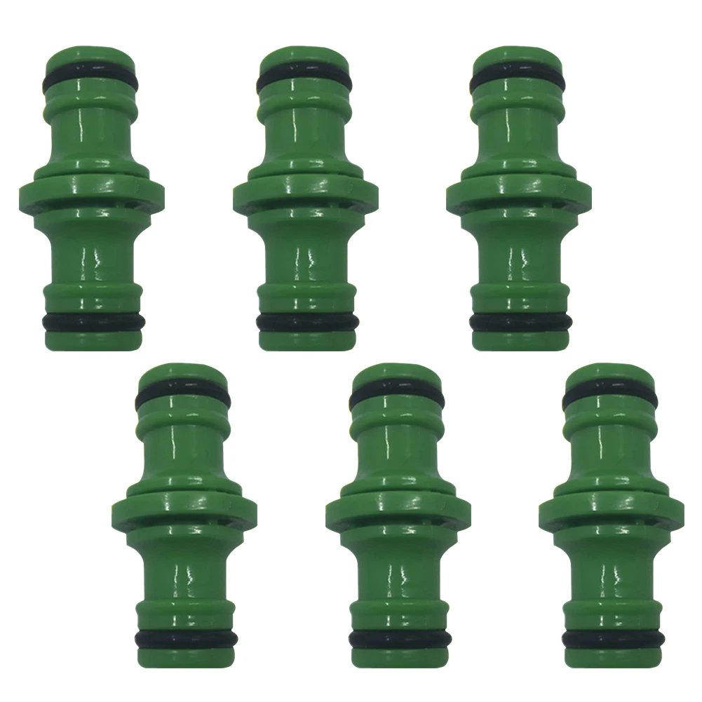 6pcs Repair Part Multifunction Hose Connector Garden Watering Tube Pipe Joint Double Male Fitting Quick Durable Extender