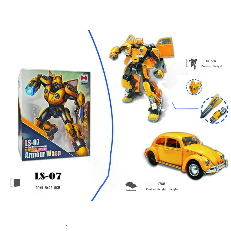 BMB Ls07 аниме трансформация Жук Figma Автоботы Gunpla деформируемая фигурка робота куклы-Супергерои ABS пластиковые игрушки
