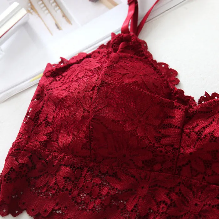 Sexy Lace Bralette Tube Tops Bandeau Summer Women Lace Bra Tanks Crop Tops B88 silk camisole