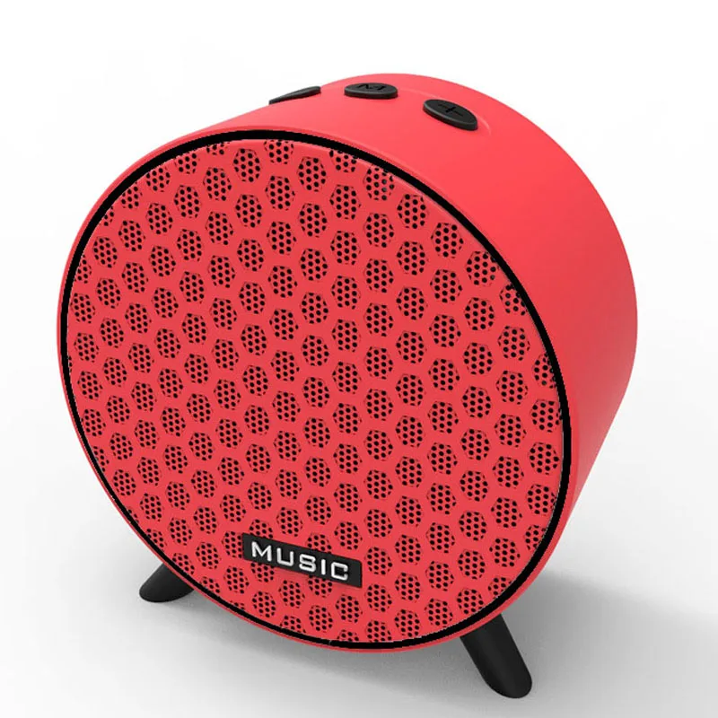 Red Портативный беспроводной Bluetooth динамик стерео звуковая система fm-радио TF USB AUX музыкальный сабвуфер Колонка динамик s для компьютера телефона/ - Цвет: Red