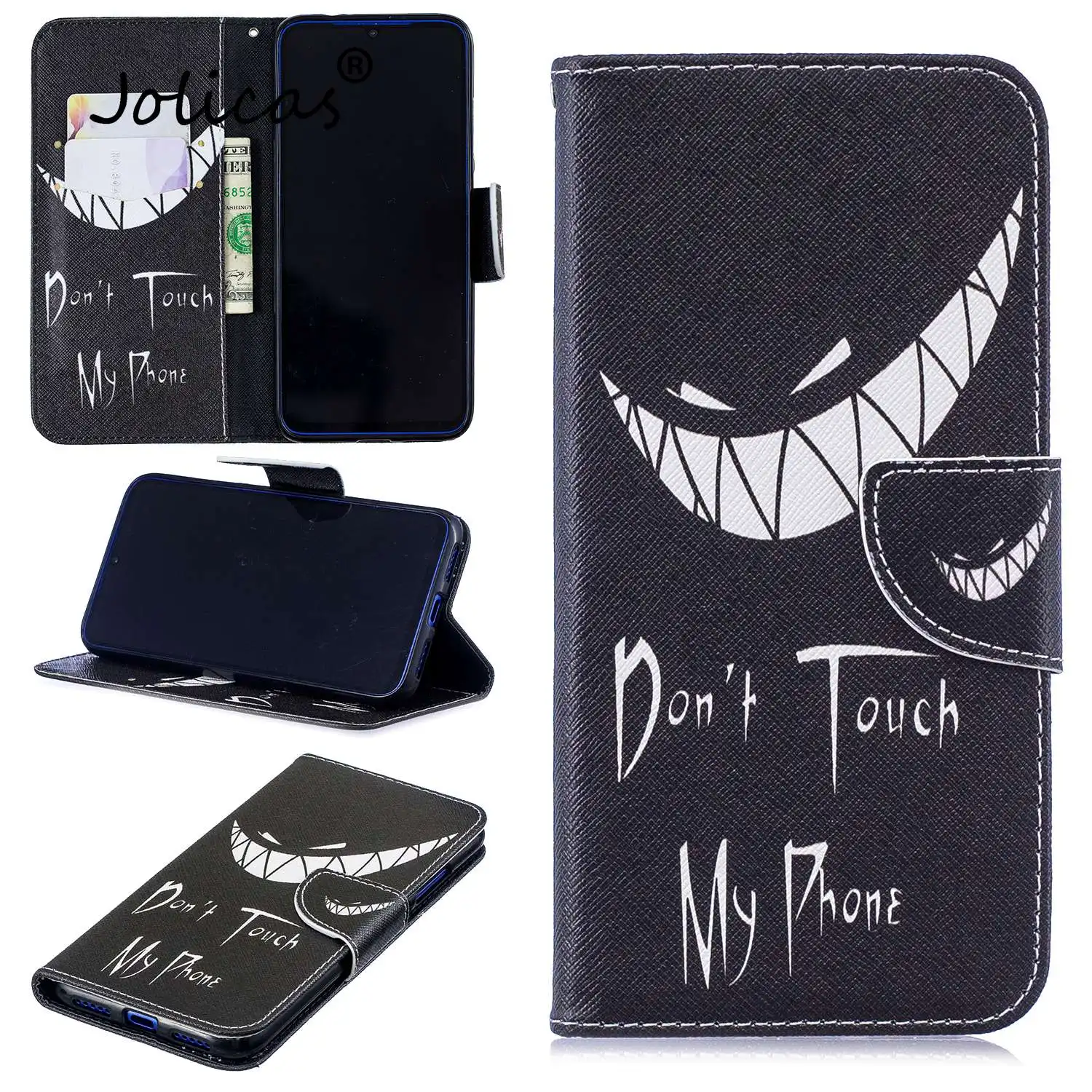 Cellphone Covers For estuche Redmi Note 7 Floral Coques Wallet Flip Case sFor Telefoan Redmi armor Note 7S Wallet Phone Case