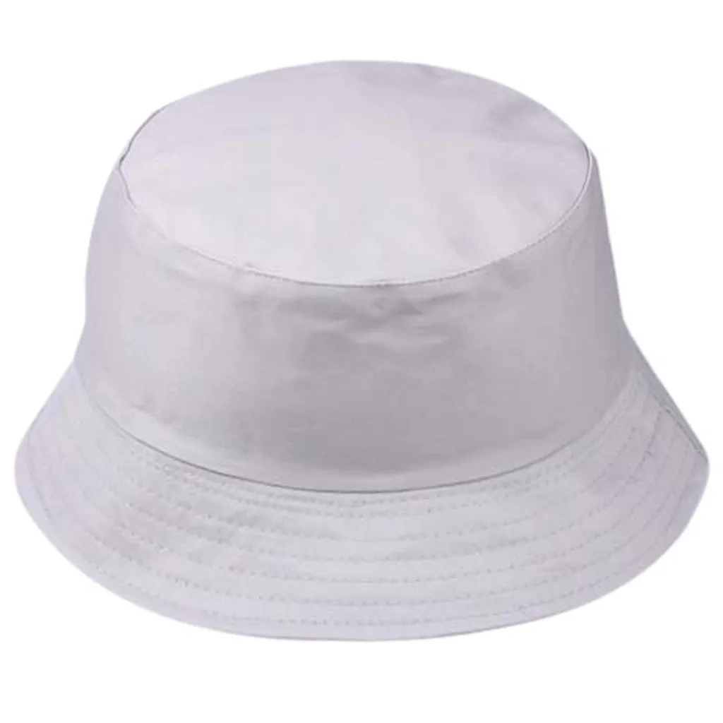 Рыбацкая шляпа для мужчин и женщин, уличная, просто Пляжная, защита от солнца, Поп Мода на открытом воздухе, рыбацкая шляпа& 8 - Цвет: Gray