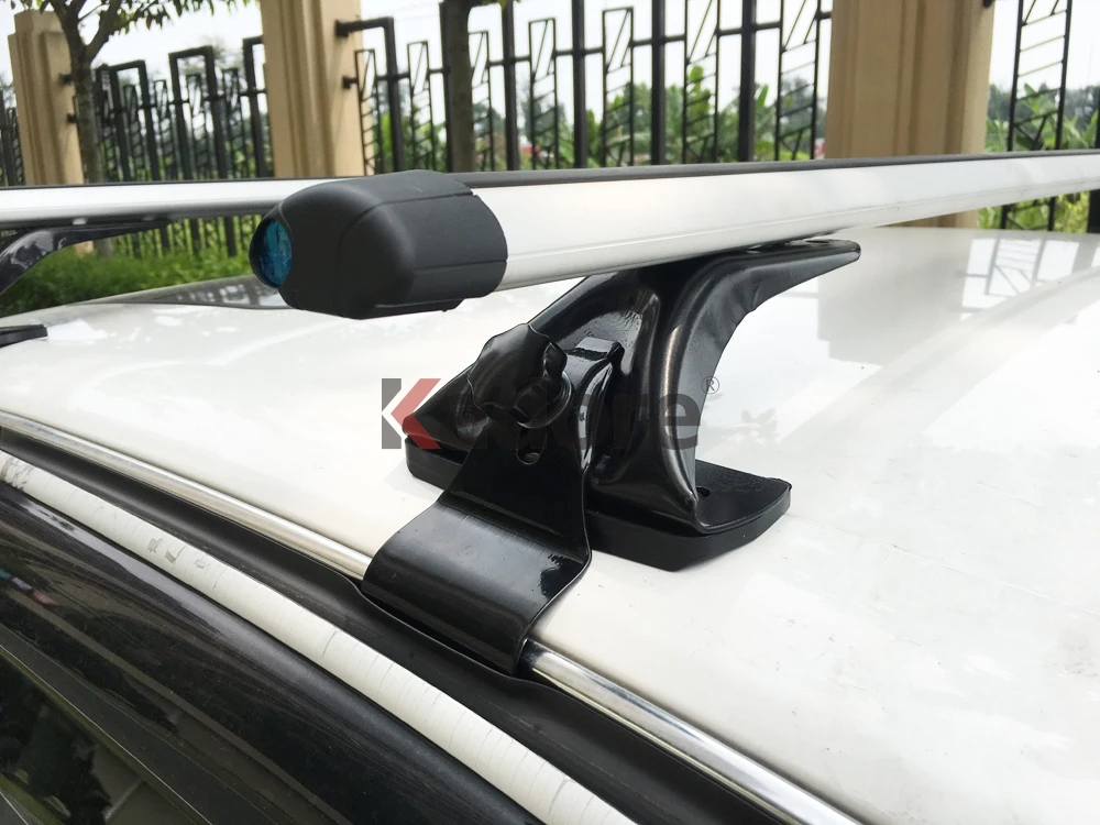 Алюминиевый сплав Универсальный RoofRack автомобильный верхний багажный багажник на крышу поперечный бар с противоугонным замком для всех седан 4 двери модель автомобиля
