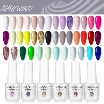 

NAILWIND Nail Polish Hybrid Varnishes Nail Manicure UV LED Gel Semi Permanent Nails Soak Off Lacquer Base Top Coat Gel Polish