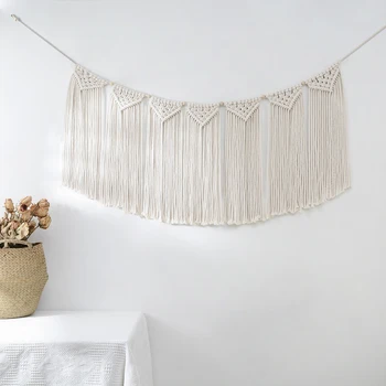

Decor Tapestry Large Decoration Stylish Wall decor Beige Cotton Macrame