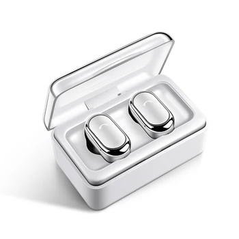 

True Wireless Earbud V4.1 HD Stereo Sound TWS in Ear Headsets with Charging CASE Bluetooth Earphone