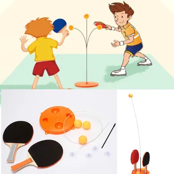 

Portable Table Tennis Trainer Soft Shaft Training Machine Elasticity Kid Adult Ping Pong Practice Equipment For Kid Adult#g2