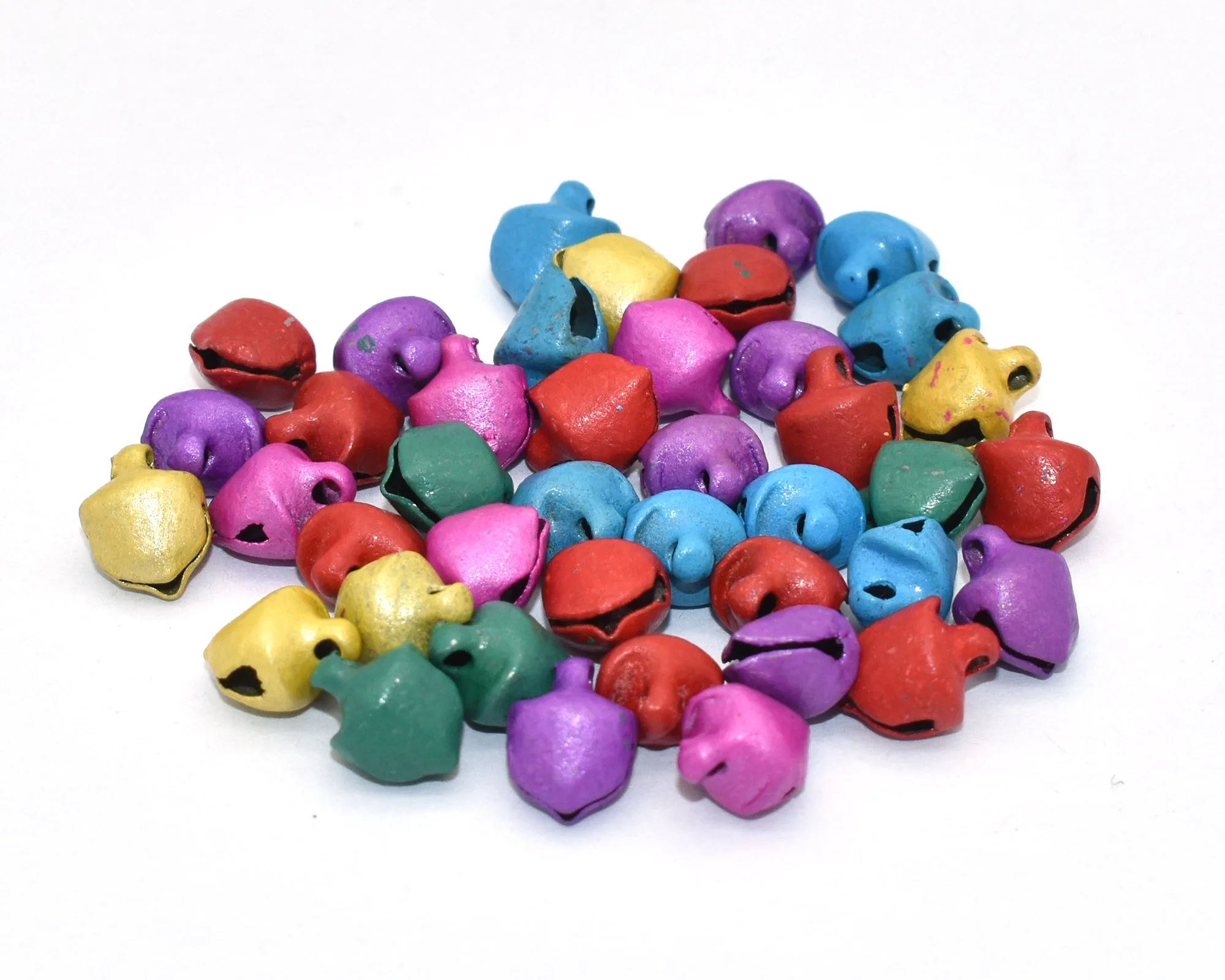 Mescolare Il Colore Minuscole Campane Di Jingle Campane Di Natale Design Di Gioielli Collare Per Animali Domestici Campana Di Fascini Campane Di Festa