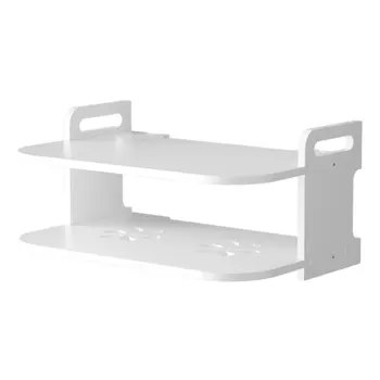 

Router Bracket Thick Support Accessories Double Layer DVD Player TV Box Shelf Wall Mount Storage Modern Stand Rack Easy Install