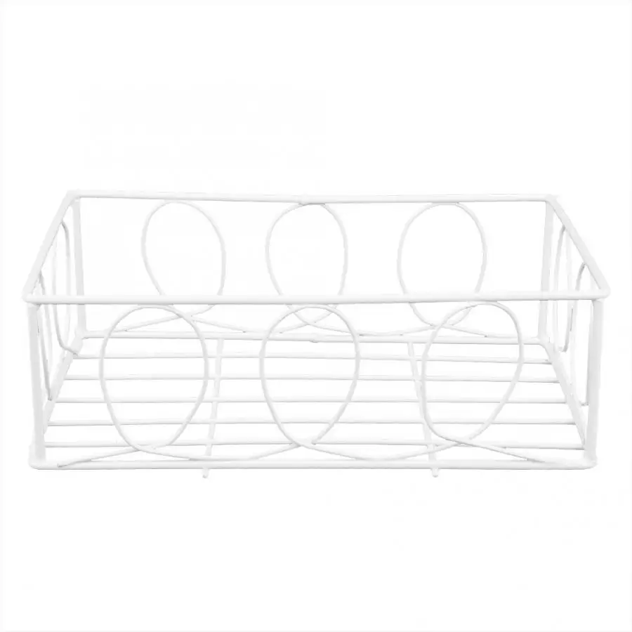 Nordic Style Iron Fruits Storage Basket Home Multipurpose Wardrobes Closets Sundries Storage Basket Organizer Holder