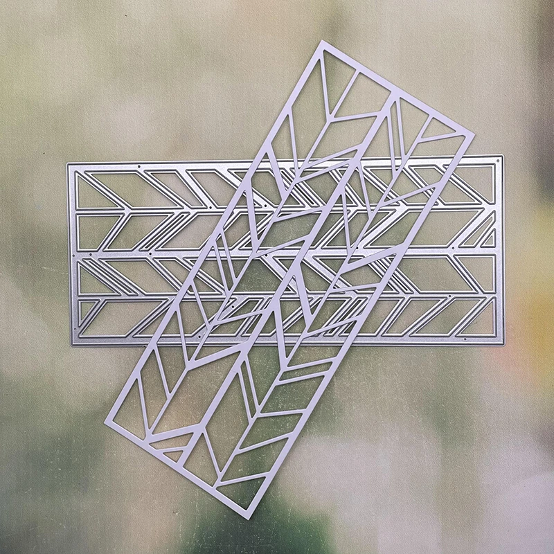 Irregular Line Frame Metal Cutting Dies Stencils Die Cut For Diy