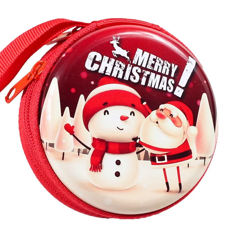Random 3pcs/set Cartoon Christmas Gift Santa Cartoon Wallet Creative Storage Coin Purse Children Christmas Gift