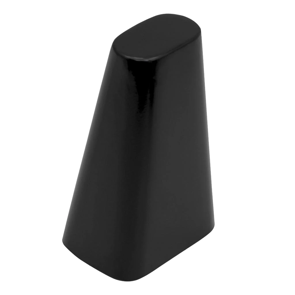 Ударный музыкальный инструмент Cowbell с высоким шагом ручной черного цвета 6 дюймов