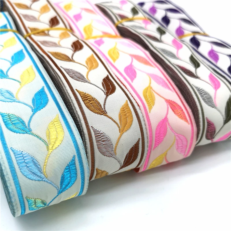 Vintage Ethnic Embroidery Lace Ribbon Boho Trim DIY Clothes Bag Accessories Embroidered Fabric