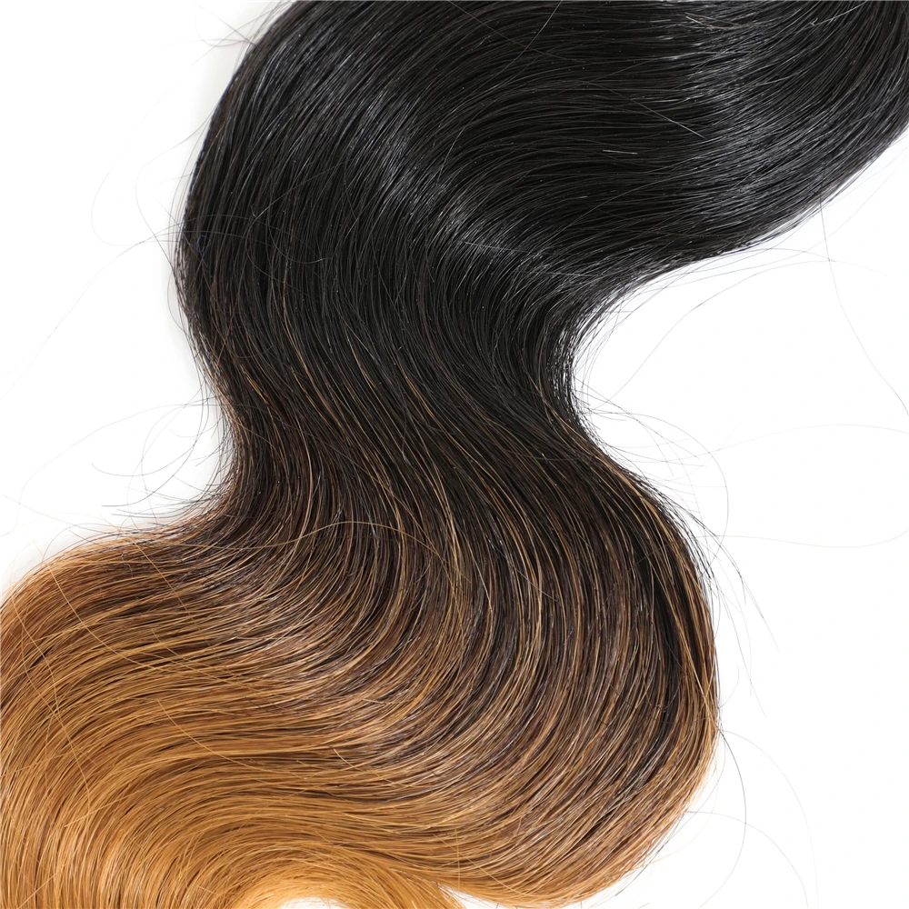 Волнистые волосы с эффектом омбре, 14 Дюймов, 5 шт./лот, 240 г, одна упаковка, волнистые волосы на всю голову, хорошее качество, синтетические пряди для волос