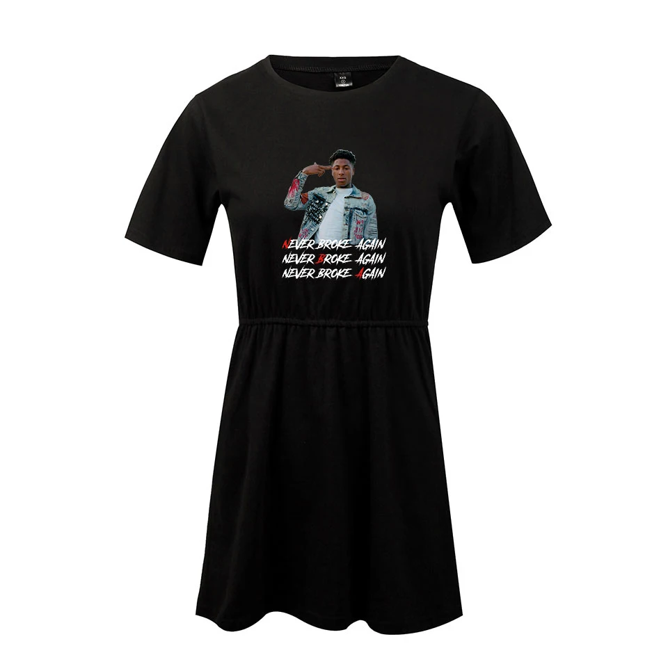 YoungBoy Never Broke agre платье женское модное летнее платье с короткими рукавами для девочек сексуальное пляжное платье с принтом