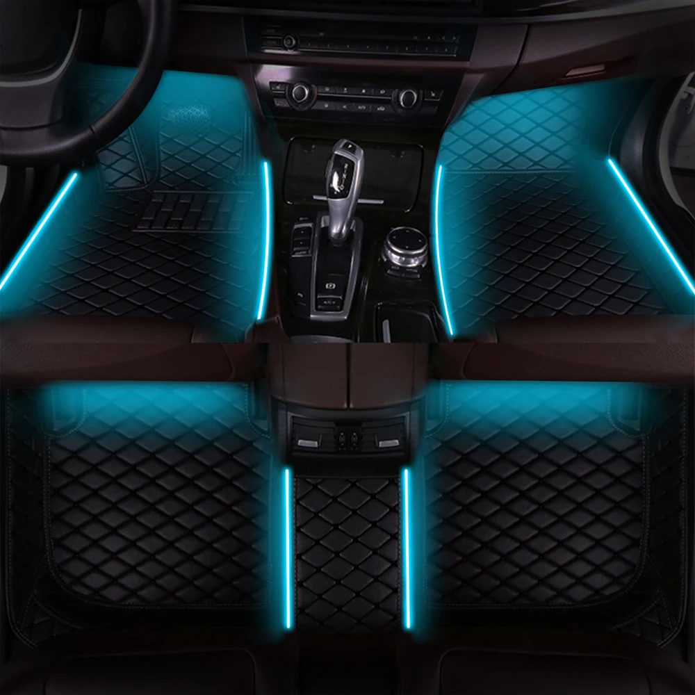 For  BMW X5 E53 2004-2007 Car Floor Mats Carpet Lights Led Decorative Interior Lights  Kit Car Accessories