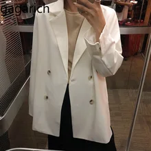 Gagarich, солидные женские блейзеры,, вкус, шикарный, Винтаж, свободное, маленькое пальто для женщин, весна, новинка, корейский стиль, повседневные, офисные, женские топы