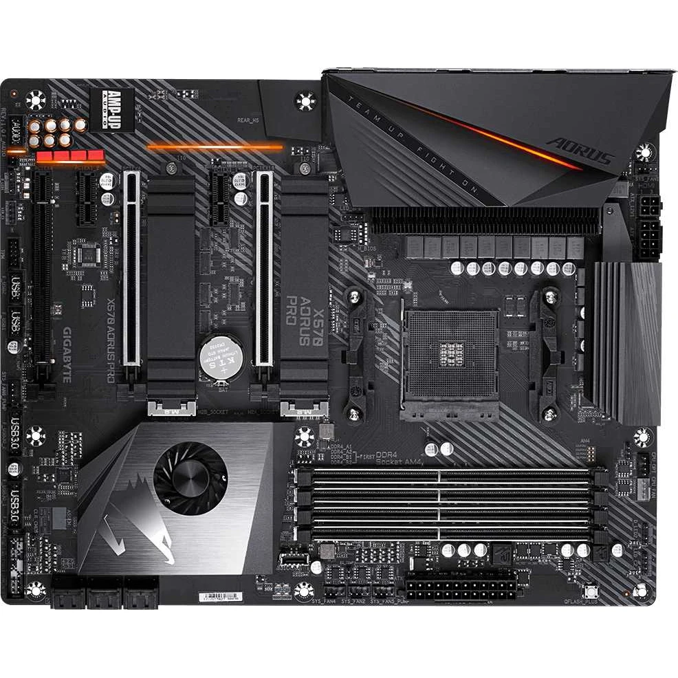 Материнская плата Gigabyte X570 AORUS PRO Soc-AM4 AMD X570 4xDDR4 ATX AC`97 8ch(7.1) GbLAN RAID+HDMI