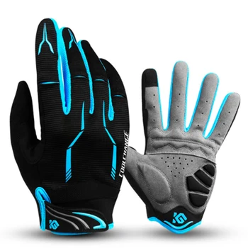 

Cycling Anti-slip Full Finger Gloves Bike Gloves Pad Men Touchscreen Breathable Anti-shock Sports Gloves MTB Bike Bicycle Glove