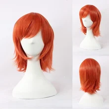 Perruque de Cosplay synthétique Orange Nami ONE PIECE, perruque courte de Cosplay pour femmes, résistante à la chaleur, perruques de jeux de rôle de fête 
