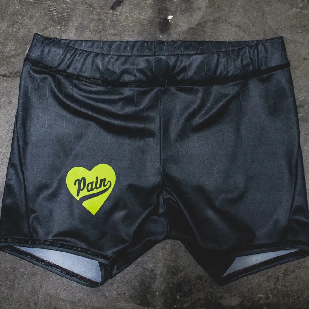 Love The Pain Pampage Training Swin Leg Boxer Swimming Trunks Anti-Drop Swimming Trunks Printing Panties Swimming Training Pants