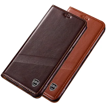 

Genuine leather magnetic flip cover card slot case for ViVo Z6/ViVo Z5 phone bag for ViVo Z5x/ViVo S5/ViVo S6/Vivo U3x holster