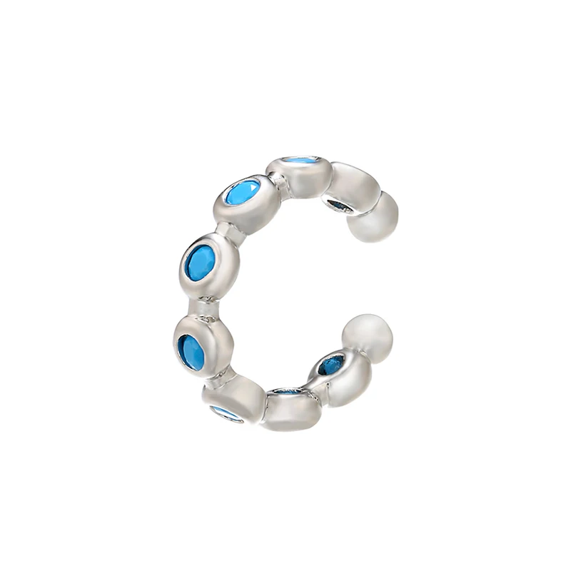 ZHUKOU одна пара/2 шт 12x12 мм стильное Латунное хрустальное кольцо/клипсы для ушей для женщин Подарки на день рождения или пары Модель: VE113