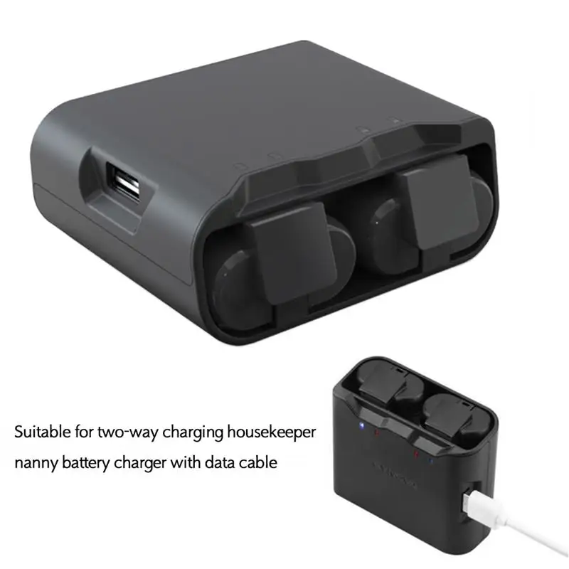 

Mini Drone Battery Charger Two-way Battery Charging Case Accessory for DJI Mavic Mini Aircraft