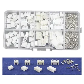 

40 sets Kit in box 2p 3p 4p 5 pin 2.54mm Pitch Terminal / Housing / Pin Header Connector Wire Connectors Adaptor XH Kits