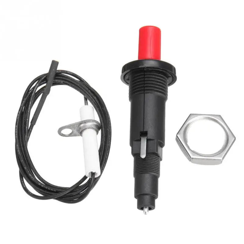 Piezo Spark Kitchen Lighters piezo spark kitchen lighters 1PC Piezo Spark Ignition Set Cable Long Push Button Plastic Outdoor Barbecue
