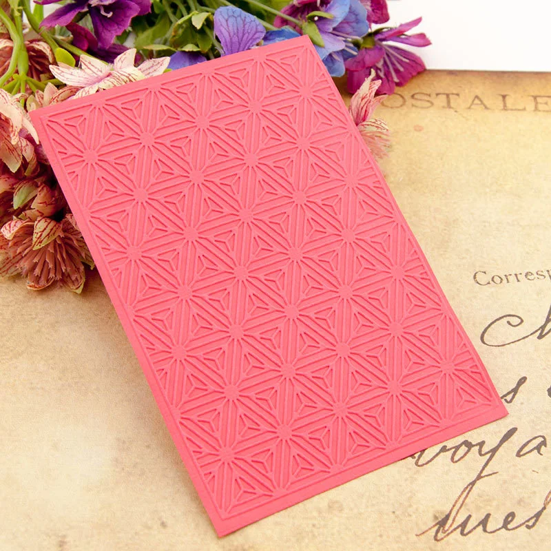 Flower Background Embossing Folder 03