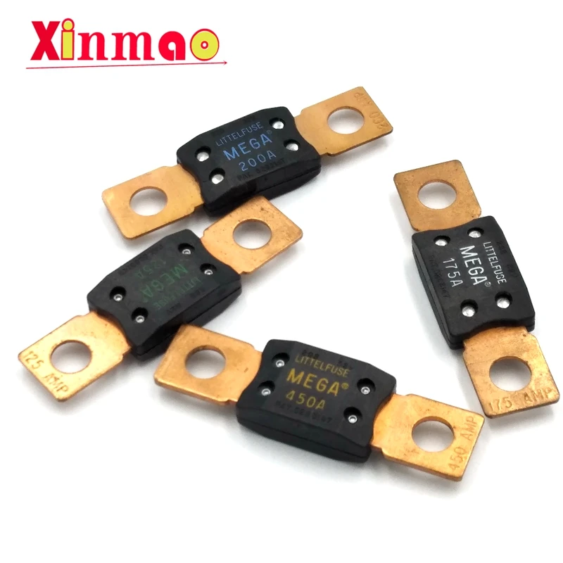 MEGA Fuse Auto Fuse Car Boat Motorcycle Blade Fuses 0298 40A 50A 60A 80A 100A 125A 175A 150A 200A 250A 300A 400A For Littelfuse blade fuses car fuses