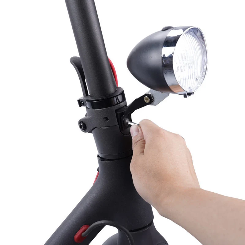 Головной светильник из нержавеющей стали, светодиодный светильник, передняя лампа для Xiaomi Mijia M365/Pro, запчасти для электрического скутера, новинка
